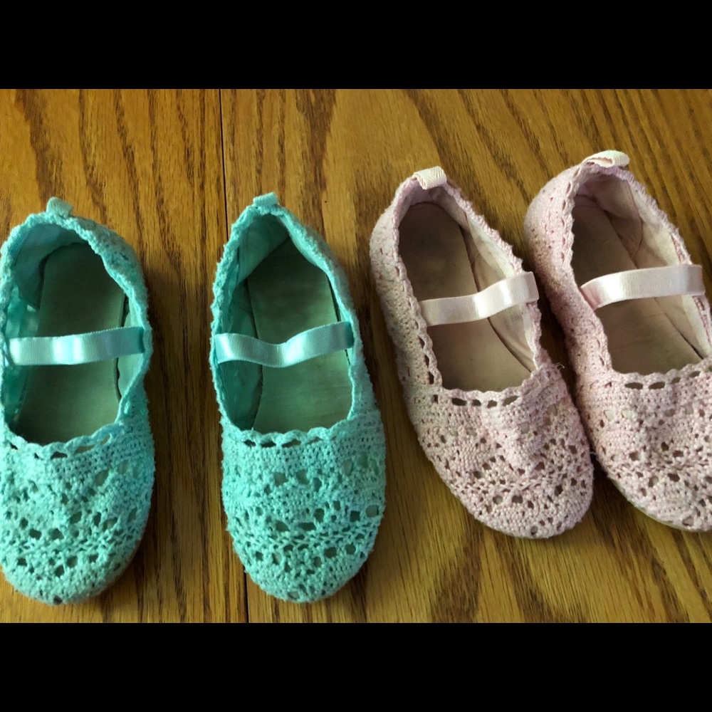 H&M Toddler girls flats 9.5